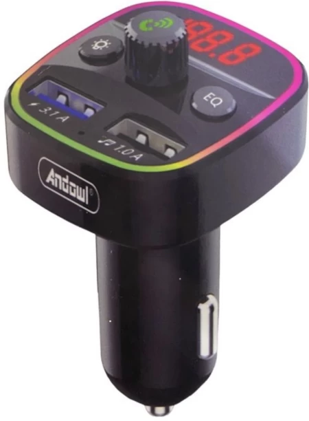 Andowl Andowl Bluetooth 5.0 Handsfree Audio FM Transmitter USB FM Radio