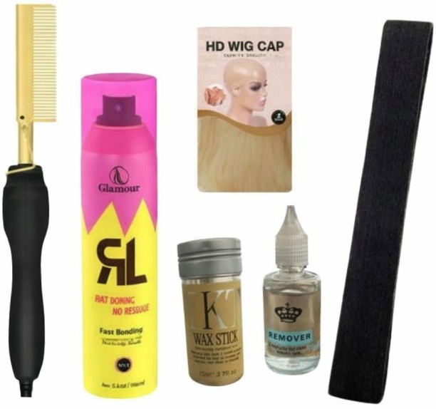 glamour wig care products/ wig combo set/ wig installation combo/ wig cap Non Edible Combo