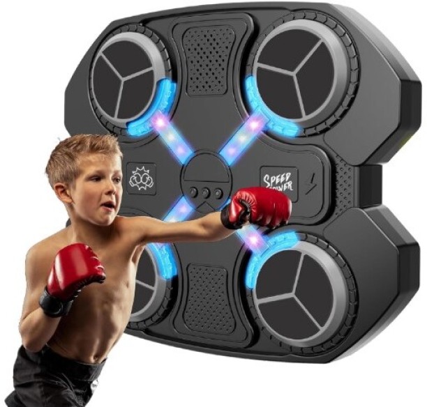 Premium Music Boxing Machine, Wall Mounted Smart Bluetooth Music Boxing Trainer, Bluetooth Music Boxing Machine, Focus Pad