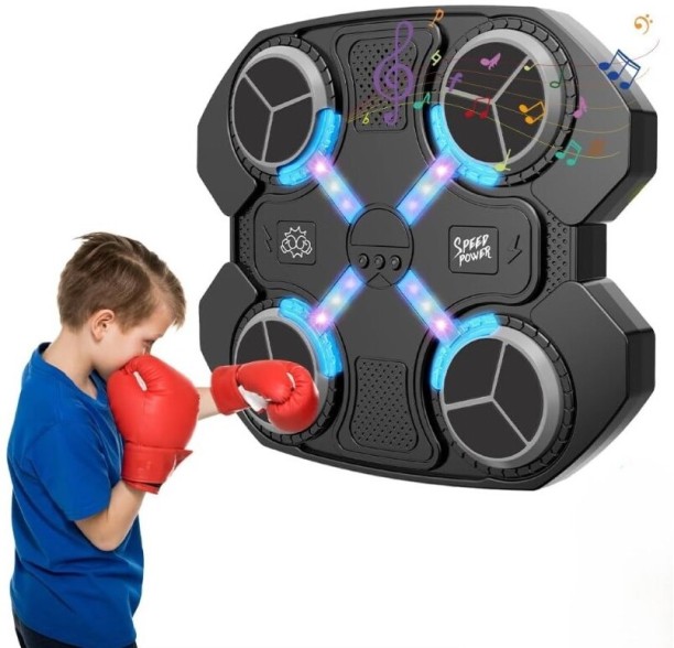 AK Vibrant LED Boxing Game for Kids' Entertainment Focus Pad