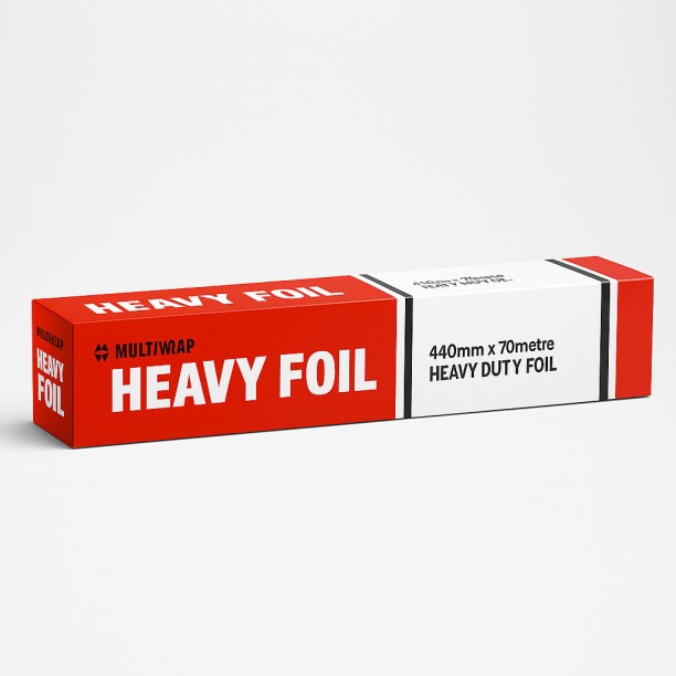 Multiwrap Heavy Duty Foil 70m x 440mm Aluminium Foil (70 m) Multiwrap Heavy Duty Foil Shrinkwrap