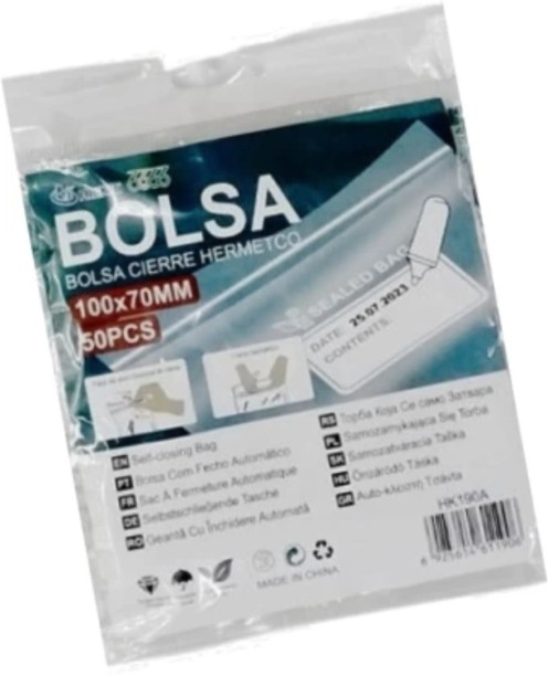 BOLSA Hermetic Sealing Bags 100x70mm 12x50pcs Cling Wrap