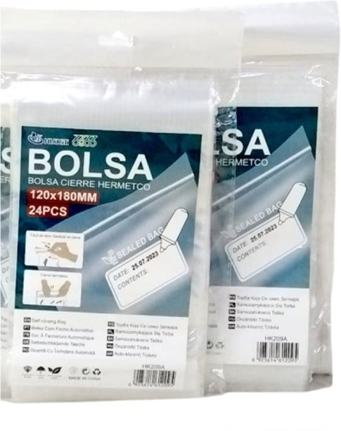 BOLSA Hermetic Sealing Bags 120x180mm 12x24pcs Cling Wrap
