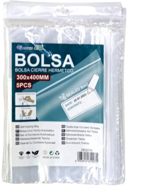 BOLSA Hermetic Sealing Bags 300x400mm 12x5pcs Cling Wrap