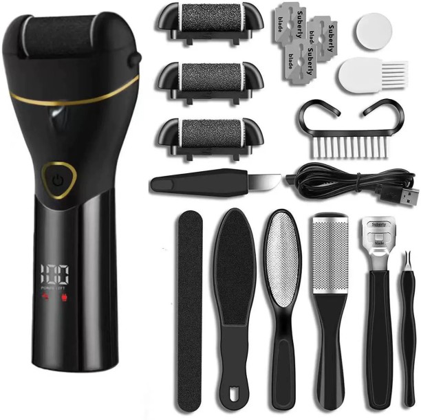 marevic Electric foot grinder, 10-piece set for removing dead skin and calluses Foot Brush