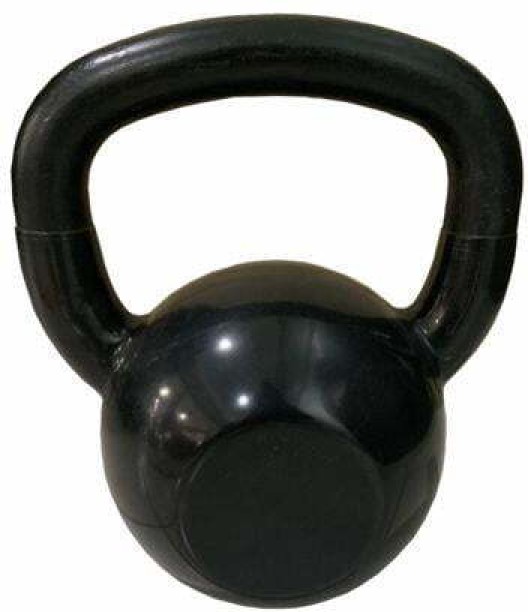 Fine Health Workout Solid Gym Black Kettlebell