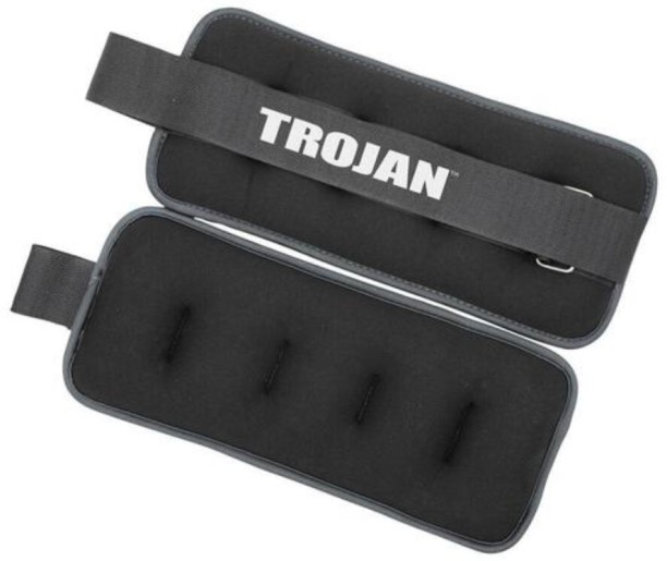 Trojan 2 x 0.5kg Black Ankle & Wrist Weight