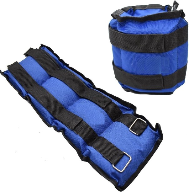 P. Concepts Adjustable Ankle and Wrist Weights Set, Gym Equipment for Men and Women for Home Workout, Fitness Bracelets for Workout, Running and Tone BLUE - BLACK Ankle & Wrist Weight