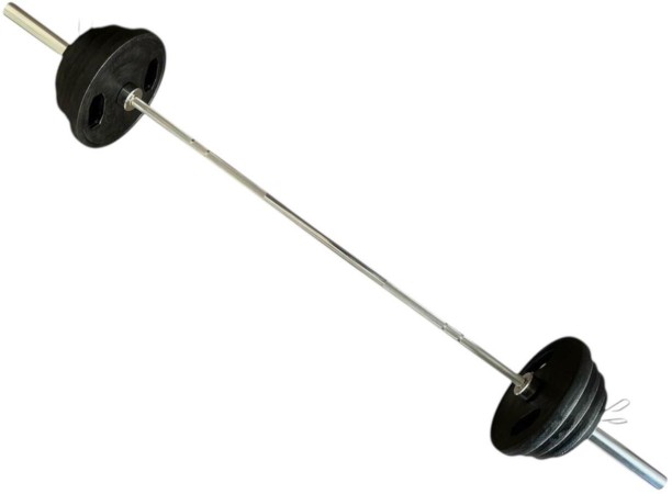 AFRI101 Woman's 1500lb with two handles plates Black Bar & Plate Combo