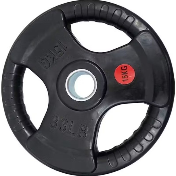 JUSTSIMPLIFIED tri-grip weight plate BLACK Weight Plate