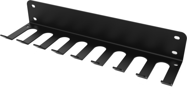 010Fitness Multi-Purpose Gym Rack Organizer with 9 Hooks Black Weight Plate