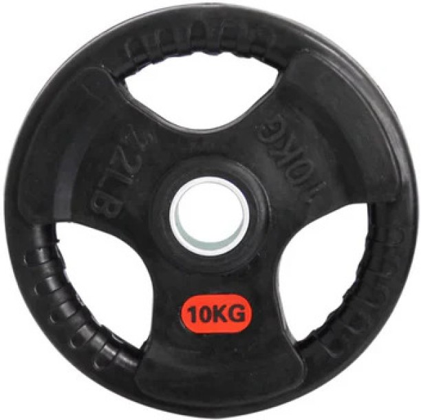 JUSTSIMPLIFIED tri-grip weight plate BLACK Weight Plate