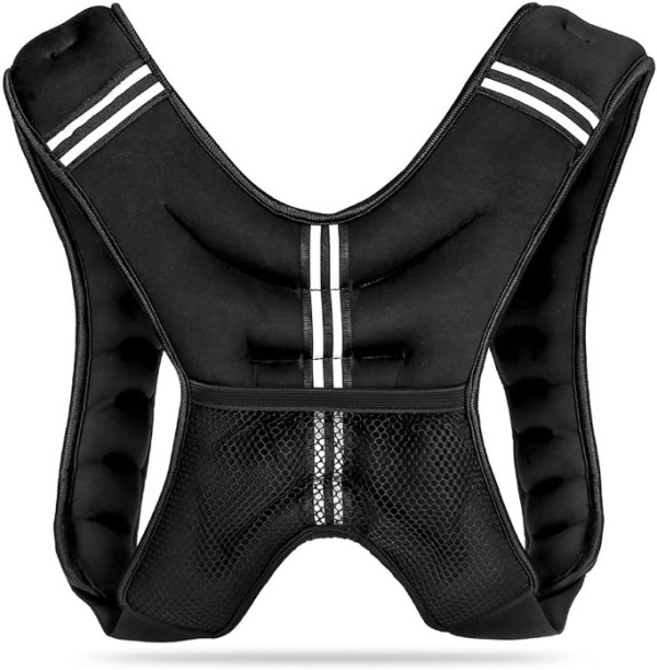 HOME GYM Adjustable Weight Vest X - Fitness Training Vest - 10 kg BLACK Weight Vest