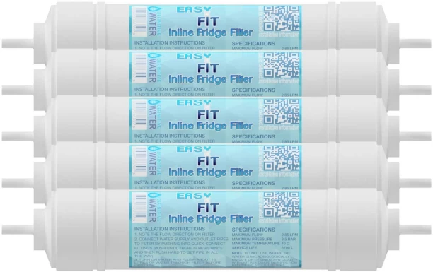 SUPERPURE EFGFX5 Easy-Fit Generic Fridge Filter (5 Pack) Inline Fridge Filter