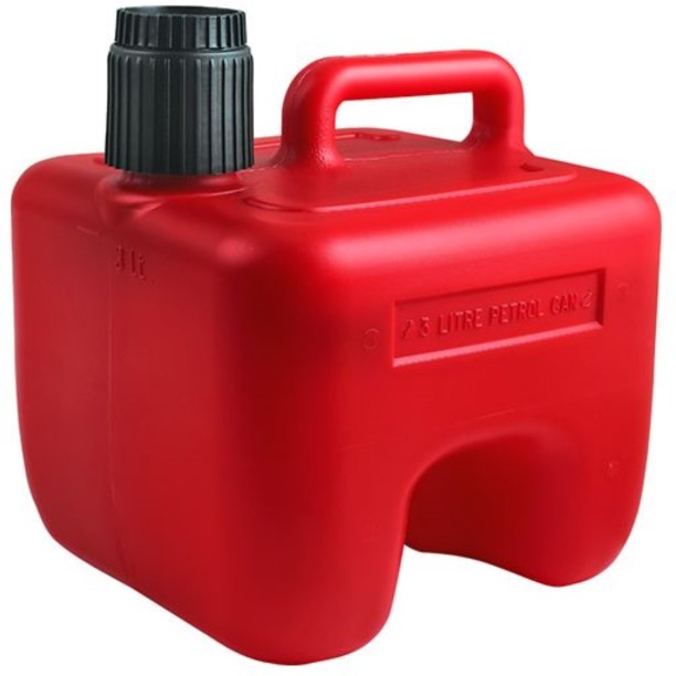 Topline Red Plastic Fuel Jerry Can 3L AJ4813 3 L Fuel Can
