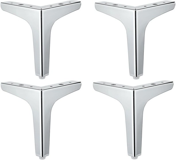 Woodly Silver Triangle Furniture Legs - 4 Pieces Bed Legs