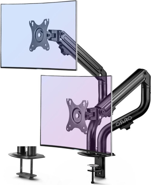 ORRO Home - Dual Monitor Arm Mount - Premium Vesa Desktop Stand Monitor Desk Stand