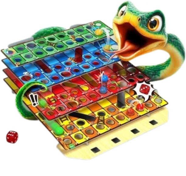 Generic Snake Chess 26 cm Chess Board