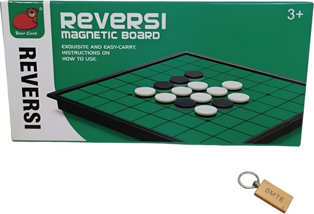 SMTE Reversi Magnetic Board Game 30 cm Carrom Board
