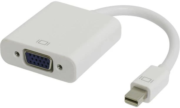 DW Mini Display Port to Vga Adapter Gaming Adapter Compatible with Mac OS
