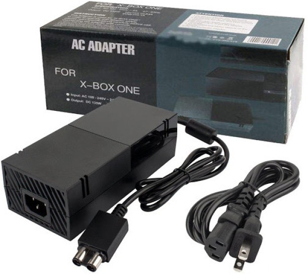 TGT- Power Supply AC Adapter With Cord Cable For XBOX ONE-(100-240V) Gaming Adapter Compatible with Xbox One