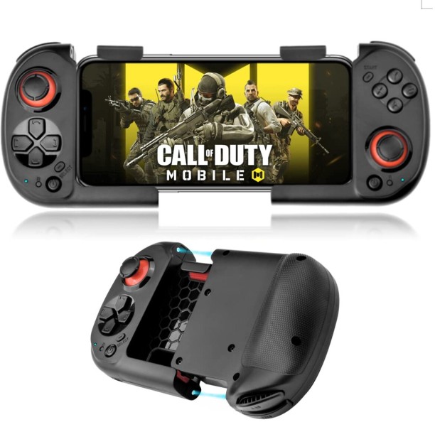 marevic Wireless Gaming Controller for /iOS/Android with Magnetic Storage, Pocket Size, Portable Bluetooth Gamepad Joystick for 15/14/13/22/21/20/Call of Duty Mobile/Genshin 32 GB