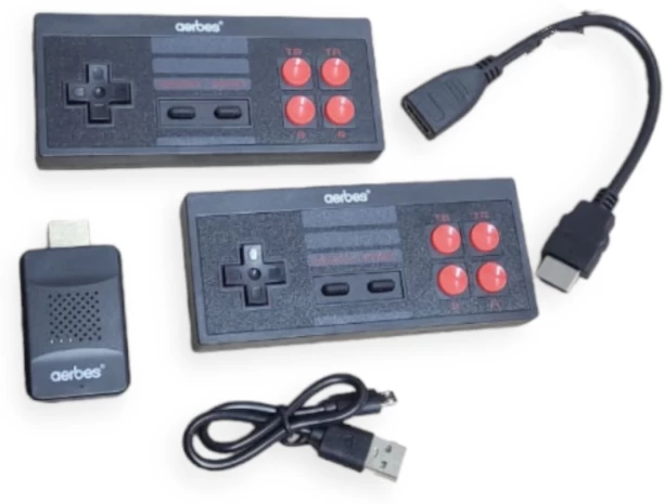 Aerbes AB-DS04 Game Stick 4K With 2.4ghz Controls & SD Card N/A GB