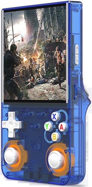 marevic R36ULTRA Retro Handheld Game Console with 64G Built-in 21000+ Classic Games,Portable Hand Held Open Source Linux System 4.0-in 4k HD IPS Screen Video Player 64 GB With Games Included