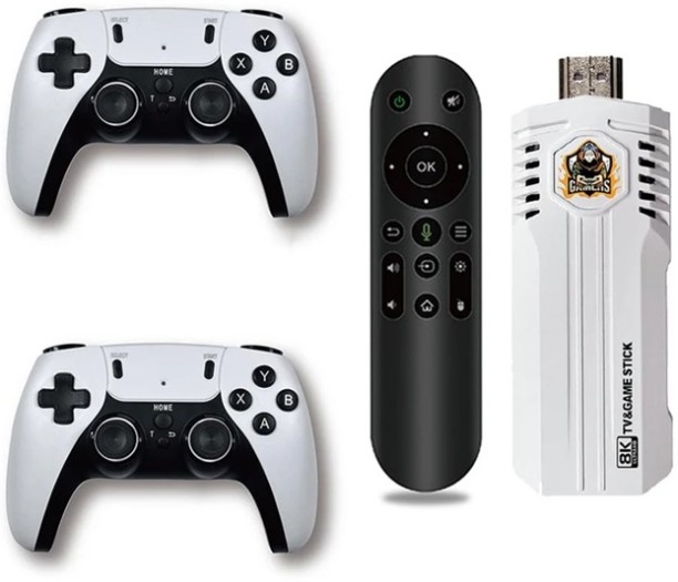 Gamers K8 Pro 8K Ultra HD TV Dual Controller Game Console 40000+ Built-in Games 64 GB