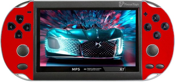 FocusToys X7 Hand Held Double Rocker Retro USB Rechargeable Gaming Console 2 GB