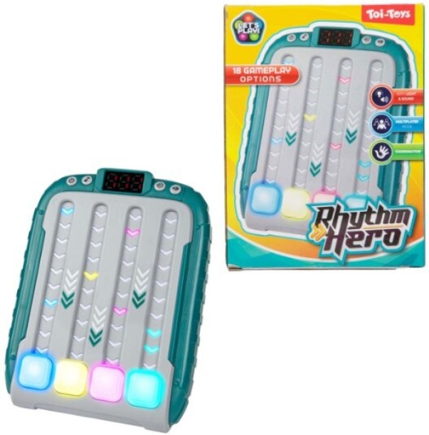MAKTKL Portable Interactive Musical Game With Lights and Sounds With Games Included