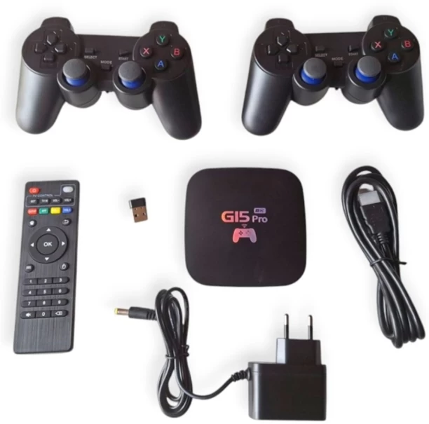Aerbes AB-DS11 6K TV Box Game Board With 2 Wireless Controllers 16 GB