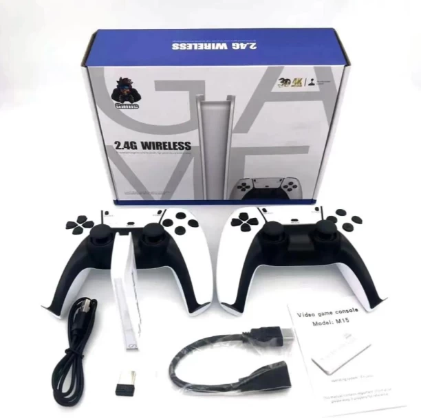 Generic M15 Wireless 4K Game Stick TV Home Joystick Gamepads HD Output Retro Video Game Console