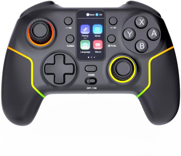 marevic Wireless PC Gaming Controller with TFT Screen, Hall-Effect Joysticks No Drift, 1000Hz Polling, Dual Hall Triggers, Turbo & RGB, Multi-Platform PC Controller for Windows/Switch/Android/iOS 32 GB
