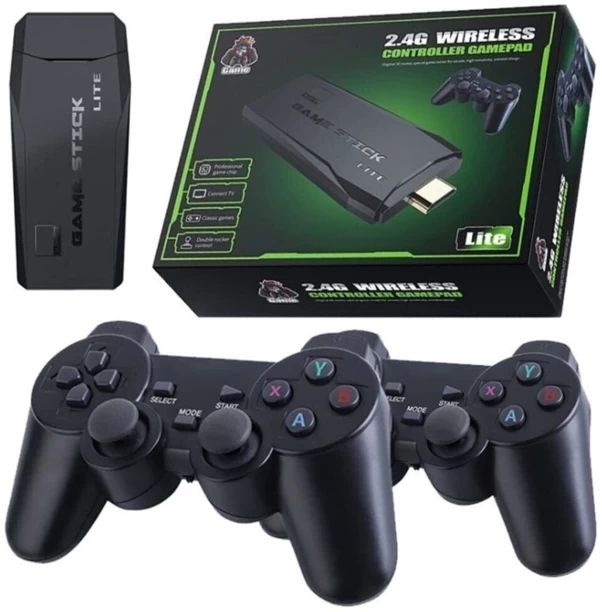 Vega M8 Console 2.4G Dual Wireless Controller Game Stick 4K Linux OS 20000 games 64GB Retro Classic 32G/64G GB