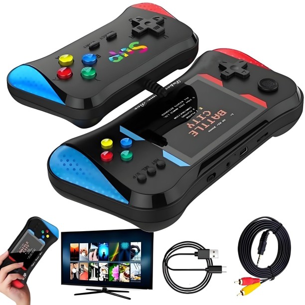 marevic Retro Handheld Game Console, 500 Classic Games, 3.5'' LCD Screen Handheld Video Game Console, Support 2 Players and TV Connection 1 GB