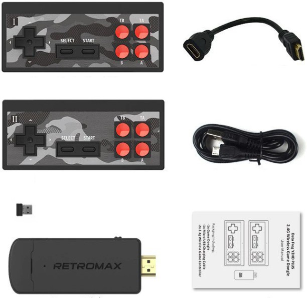 marevic Puzzle classic nostalgic high-definition home parent-child interactive entertainment leisure mini interactive somatosensory game console 32 GB