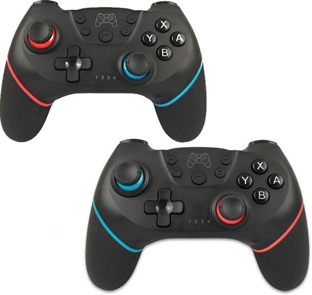 Finevr Handle vibration switch pro bluetooth wireless game handle NS wake-up rubber-coated liteGamepad only contains two handles 64 GB