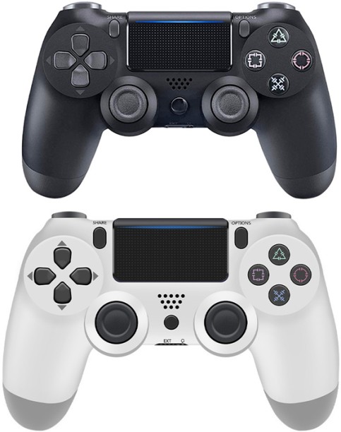 Finevr Dual vibration p4 game controller European version computer six-axis P4 game controller wireless Bluetooth p4 game controller Gamepad only contains two controllers 64 GB