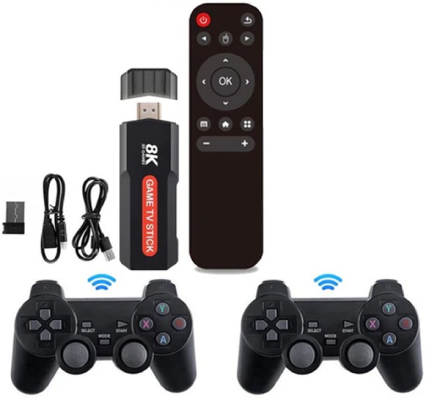 Ashcomonline Video game console with wireless controller NA GB