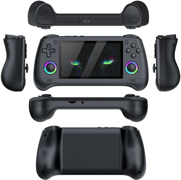 marevic M30 handheld game console, open source handheld large 3D dual joystick PSP game arcade TV connection 64 GB With Games Included