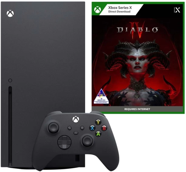 Microsoft Xbox Series X with Diablo IV 1000 GB With Games Included