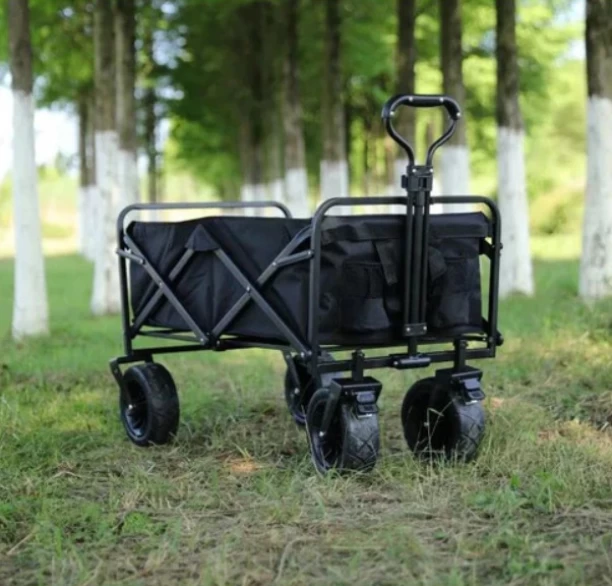 BLD Heavy-Duty Collapsible Camping Wagon/Trolley Beach Cart