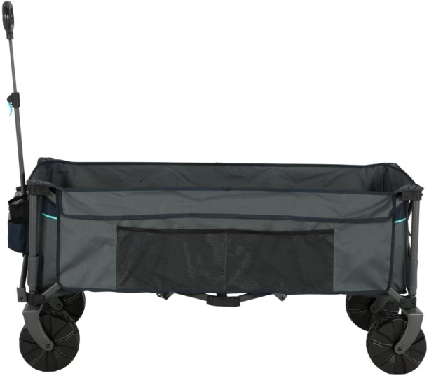 Camp Master Extra Long Blue Train Wagon Beach Cart