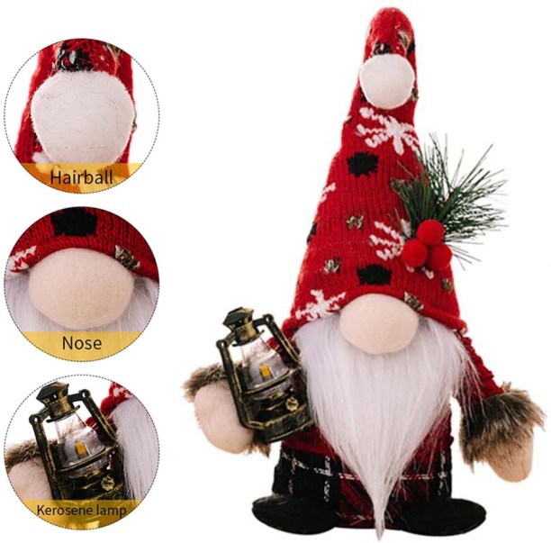Egorip Christmas Nordic Gnome Plush Male Garden Gnome