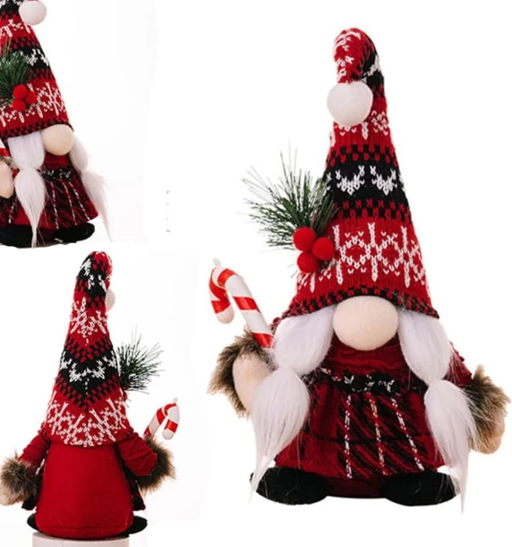 Egorip Christmas Nordic Gnome Plush Female Garden Gnome