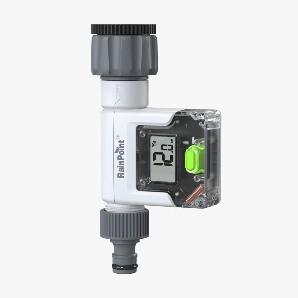 RainPoint Wireless Smart Wi-Fi Water Flow Meter (Device Only) Garden Mulch
