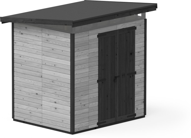 Upyard Treated Wooden Large Wood Garden Shed