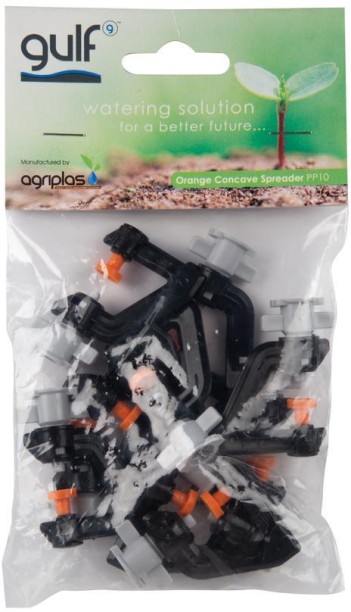 Orm Gulf Sprinkler - Orange Concave Spreader (10Piece) 1 ml Hose-end Sprayer