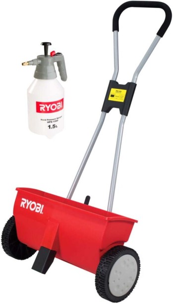 Ryobi Fertiliser Spreader & Spray Kit 1.5 L Hand Held Sprayer